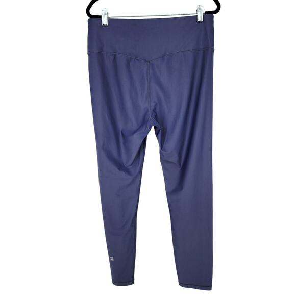 Sweaty Betty 7/8 Length High Shine High Waist Blue Leggings Size XXL - Picture 3 of 3